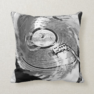 Retro Drop The Needle Record Player Cushion Pillow