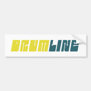 Retro Drumline Bumper Sticker