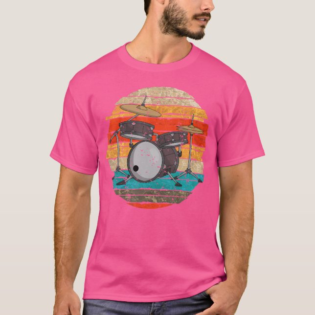 Retro Drums T-Shirt (Front)