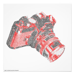 Retro DSLR Wall Poster