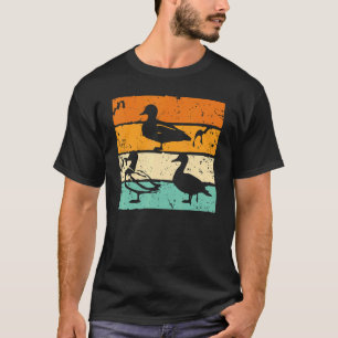 Retro Duck Ducks Goose Geese Swan Swans Birds 1 T-Shirt