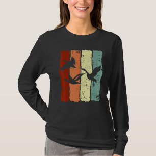 Retro Duck Ducks Goose Geese Swan Swans Birds T-Shirt