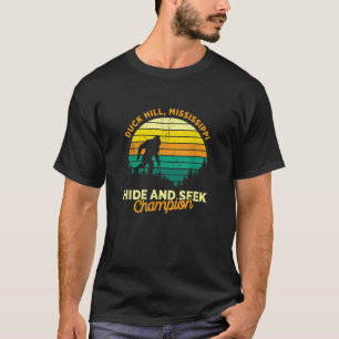 Retro Duck Hill Mississippi Big foot Souvenir  T-Shirt