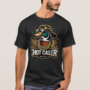 Retro Duck Shot-Caller Funny Duck Hunter Hunting T-Shirt