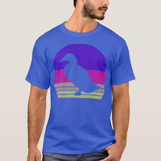 Retro Duck Vintage Duck Silhouette Farmer Animal L T-Shirt