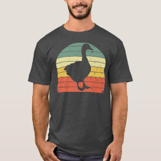 Retro Duck Vintage Duck Spirit Farmer Animal Lover T-Shirt