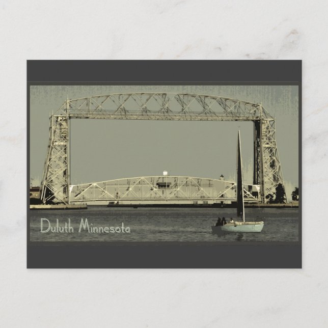 Retro Duluth Minnesota Postcard (Front)