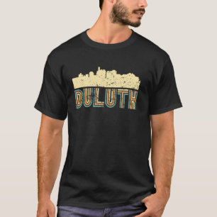 Retro Duluth Skyline Vintage Cityscape Duluth Minn T-Shirt