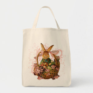 Retro Easter Bunny Tote Bag