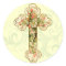 Retro Easter Cross Stickers