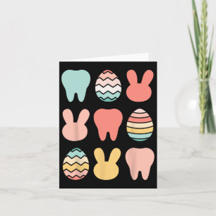 Retro Easter Dentist Dental Istant Oral Hygienist Card
