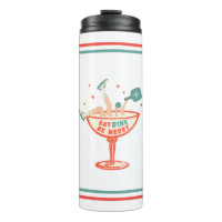 Retro Eat, Dink and Be Merry Pickleball Christmas