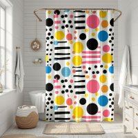 Retro Eclectic Colourful Dots and Lines