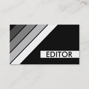 retro EDITOR Business Card