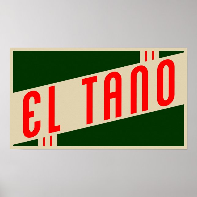 retro el tano poster (Front)