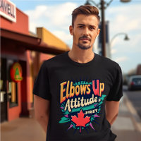 Retro Elbows Up, Attitude First Black