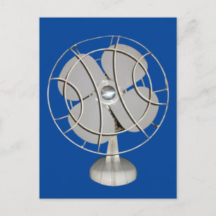 Retro Electric Fan Postcard