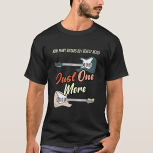Retro Electric Guitar Graphic and Guitarist T-Shirt