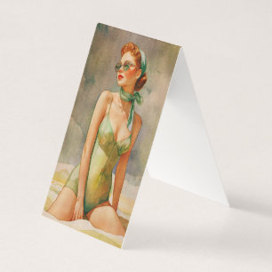 Retro Elegance: Beach Chic 