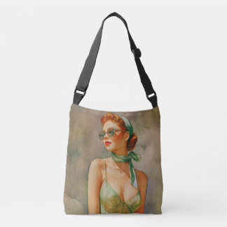Retro Elegance: Beach Chic Crossbody Bag
