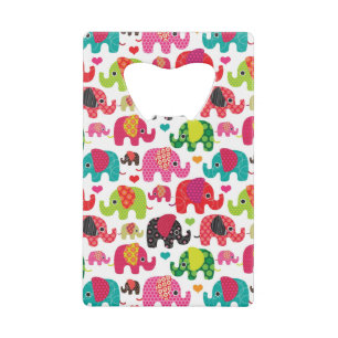 retro elephant kids pattern wallpaper