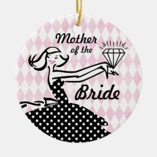 Retro Engaged II Keepsake Ornament