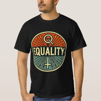Retro Equality: A Bold Message of Unity T-Shirt