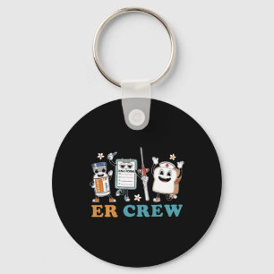 Retro Er Crew Emergency Room Funny Er Ed Nurse Tec Key Ring