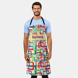 Retro Era Personalise  Apron