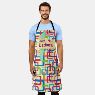 Retro Era Personalise  Apron