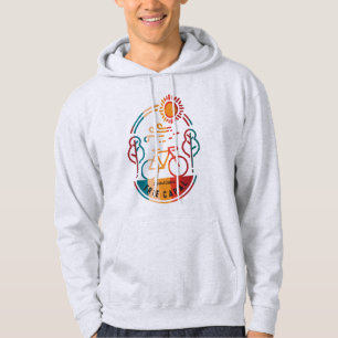 Retro Erie Canal Bike Trail. Hoodie