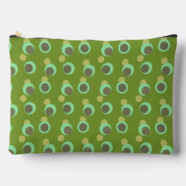 Retro Eucalyptus Fresh Mid-Century  Accessory Pouch (Front)