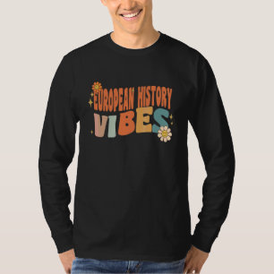 Retro European History Vibes Teacher Women Kids T-Shirt