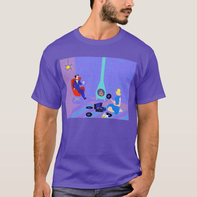 Retro Evening at Home T-Shirt (Front)