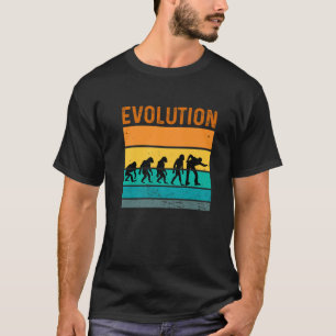 Retro Evolution Billiards Player Vintage Snooker P T-Shirt