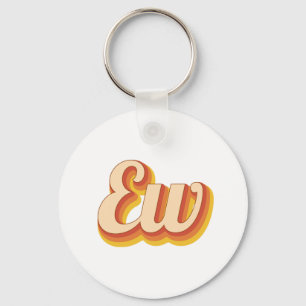 Retro Ew Key Ring