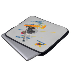 Retro Extreme Sport Skateboard   15" Laptop Sleeve