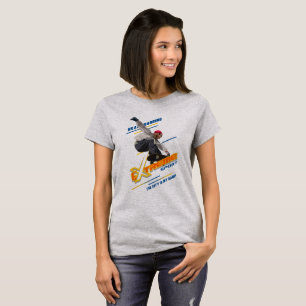 Retro Extreme Sport Skateboarder   Women's T-Shirt