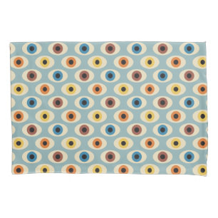 Retro Eye Pattern Pillowcase