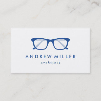 Retro Eyeglasses Stylish Business Card