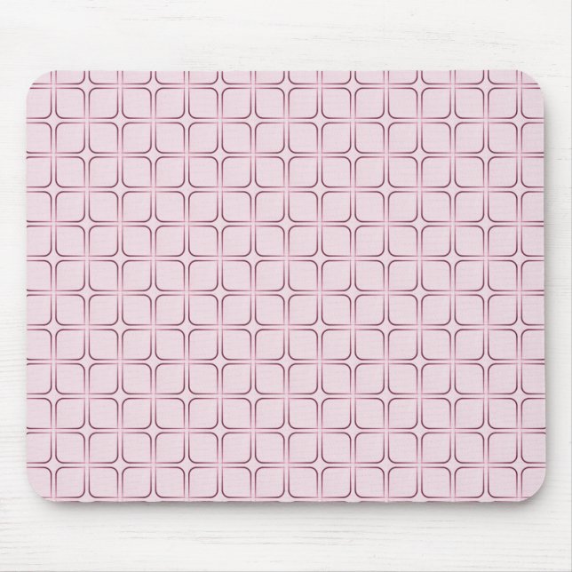 Retro Fab Mousepad, Lavender Mouse Pad (Front)