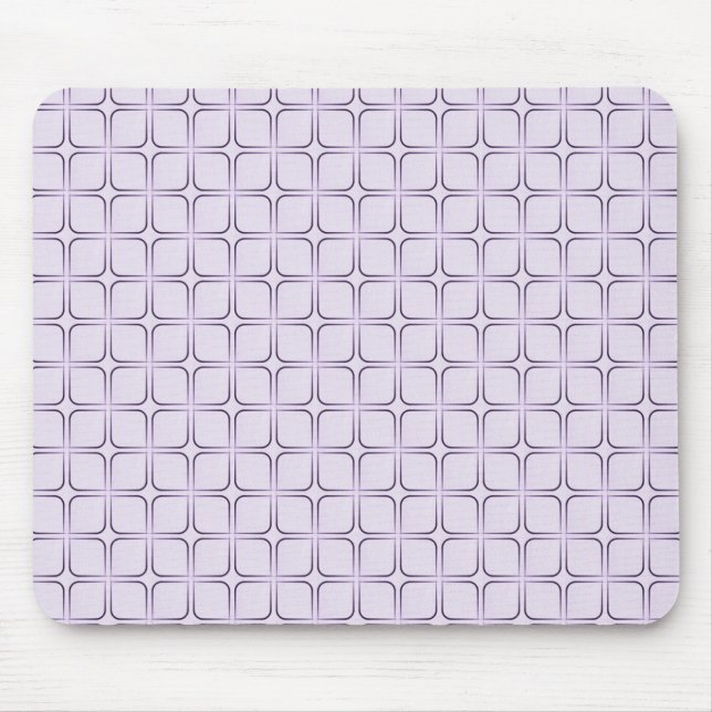 Retro Fab Mousepad, Violet Mouse Pad (Front)