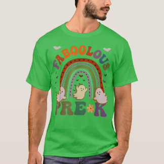 Retro FABOOLOUS PRE-K TEACHER Costume This Is My S T-Shirt