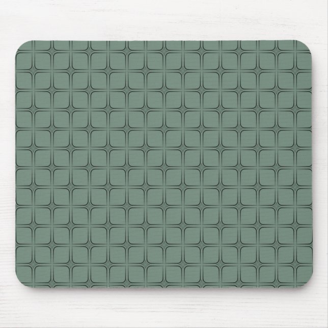 Retro Fabulous Mousepad, Dark Sage Mouse Pad (Front)
