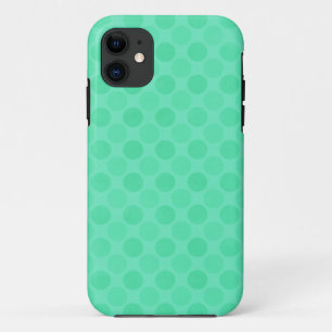 Retro faded green circles pattern Case-Mate iPhone case