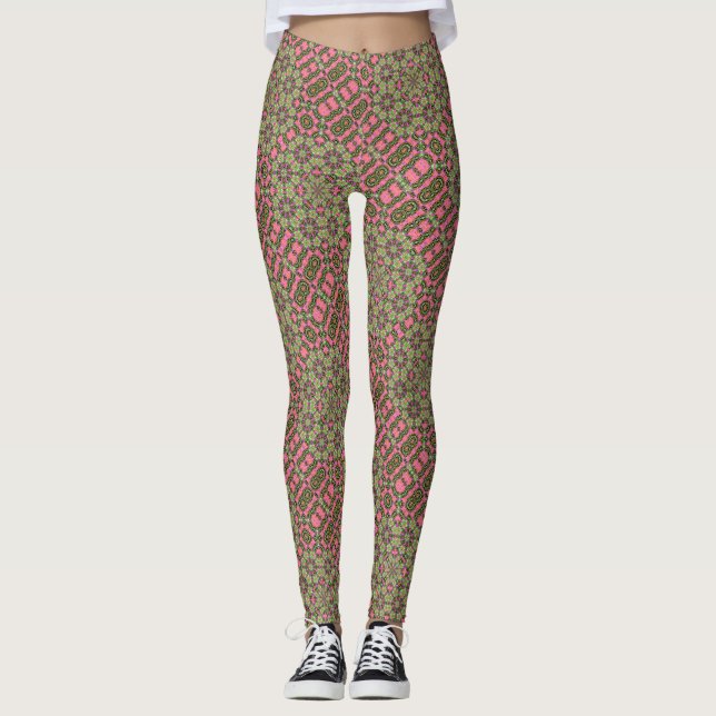Retro Fairy Princess Satin Leggings (Front)