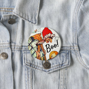 Retro Fairy Tale Halloween 🎃 Paper Dolls Thank Y 7.5 Cm Round Badge
