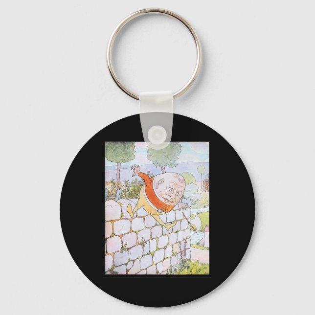 Retro Fairy The Great Fall Humpty Dumpty 1 Key Ring (Front)