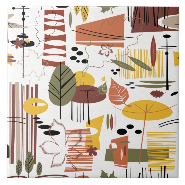 Retro Fall A Go-Go Tile (Front)