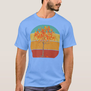 Retro Fall Leaves Nature Forest Autumn Tree Fall 8 T-Shirt
